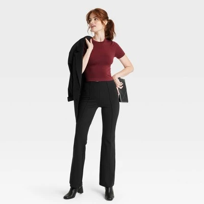 Women's High-Rise Pull-On Flare Pants - A New Day™ 4 Women's High-Rise Pull-On Flare Pants - A New Day™ - Image 2
