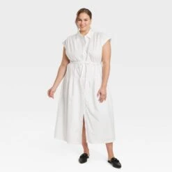 Women's Short Sleeve Midi Dress - A New Day™ -women fashion GUEST 04cf9e70 eca8 474d aaa0 6907d408b574