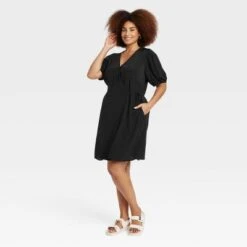 Women's Balloon Short Sleeve Mini Wrap Dress - A New Day™ 8 Women's Balloon Short Sleeve Mini Wrap Dress - A New Day™ -women fashion GUEST 078c12c6 2120 4ef9 9000 1e27c0786fe0