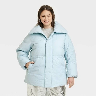Women's Mid Length Relaxed Puffer Jacket - A New Day™ 6 Women's Mid Length Relaxed Puffer Jacket - A New Day™ - Image 4