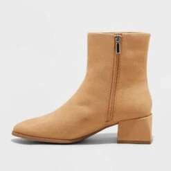 Women's Emmy Dress Boots - A New Day⢠Tan