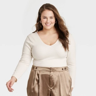 Women's Long Sleeve Slim Fit Reversible Seamless T-Shirt - A New Day™ 7 Women's Long Sleeve Slim Fit Reversible Seamless T-Shirt - A New Day™ - Image 5