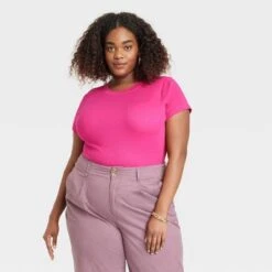 Women's Ribbed T-Shirt Bodysuit - A New Day™ -women fashion GUEST 0ca75542 8ecb 4bb3 b61c e7af03aae149
