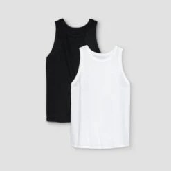 Women's Slim Fit Ribbed 2pk Bundle Tank Top - A New Day™ 13 Women's Slim Fit Ribbed 2pk Bundle Tank Top - A New Day™ -women fashion GUEST 13f9601c 306c 40e3 bff5 885987e82e7d