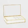 Glass Jewelry Organizer - A New Day™ Gold