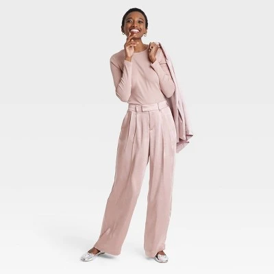 Women's Slim Fit Long Sleeve Ribbed Crewneck T-Shirt - A New Day™ 4 Women's Slim Fit Long Sleeve Ribbed Crewneck T-Shirt - A New Day™ - Image 2