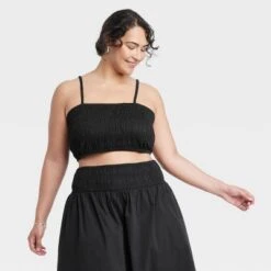 Women's Slim Fit Smocked Tiny Top - A New Day™ 12 Women's Slim Fit Smocked Tiny Top - A New Day™ -women fashion GUEST 1a79b0cd 56fa 4b4e 9c1b 18841764af4b