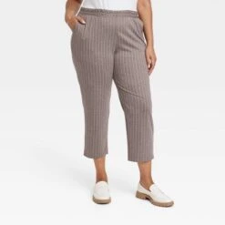 Women's High-Rise Regular Fit Tapered Ankle Knit Pants - A New Day™ 17 Women's High-Rise Regular Fit Tapered Ankle Knit Pants - A New Day™ -women fashion GUEST 2116070a a4df 44b4 a29c dfe1c87a3e67