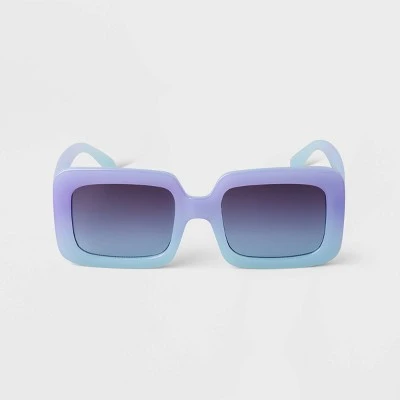 Women's Oversized Plastic Retro Rectangle Sunglasses - A New Day™ 5 Women's Oversized Plastic Retro Rectangle Sunglasses - A New Day™ - Image 3