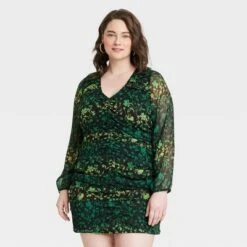 Women's Long Sleeve Ruched Front Bodycon Dress - A New Day™ 10 Women's Long Sleeve Ruched Front Bodycon Dress - A New Day™ -women fashion GUEST 21e677a5 851c 4032 a24f 9227b166273d