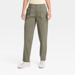 Women's High-Rise Pleat Front Tapered Chino Pants - A New Day™ -women fashion GUEST 23eb50f9 46ea 488a b670 3522d142ae42