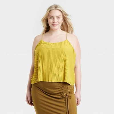 Women's Plisse Cami - A New Day™ 10 Women's Plisse Cami - A New Day™ - Image 8