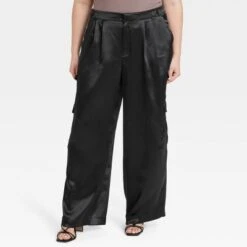 Women's High-Rise Satin Cargo Pants - A New Day™ 9 Women's High-Rise Satin Cargo Pants - A New Day™ -women fashion GUEST 2af35e5e 2fc1 4ac2 bbd6 7aecf0db0021