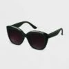 Women's Oversized Cateye Sunglasses - A New Day™ Green -women fashion GUEST 370283b1 e760 4ca5 9124 390eaab87a67