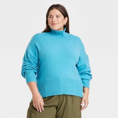Women's Mock Turtleneck Pullover Sweater - A New Day™ 6 Women's Mock Turtleneck Pullover Sweater - A New Day™ - Image 4