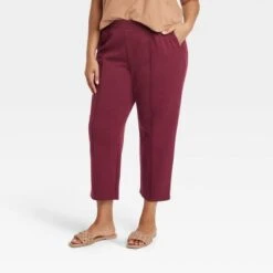 Women's High-Rise Regular Fit Tapered Ankle Knit Pants - A New Day™ 14 Women's High-Rise Regular Fit Tapered Ankle Knit Pants - A New Day™ -women fashion GUEST 45201eb4 1dc8 40a6 9257 448aac94cf09