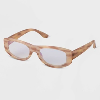 Women's Plastic Cateye Blue Light Filtering Glasses- A New Day™ 3 Women's Plastic Cateye Blue Light Filtering Glasses- A New Day™