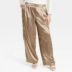 Women's High-Rise Satin Cargo Pants - A New Day™ 10 Women's High-Rise Satin Cargo Pants - A New Day™ -women fashion GUEST 4831c7c2 a04b 453f 9833 a08205ccf432