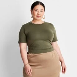 Women's Seamless Jersey T-Shirt - A New Day™ 19 Women's Seamless Jersey T-Shirt - A New Day™ -women fashion GUEST 5724c47a 72f8 4d4a a481 e3367b4c2f6e