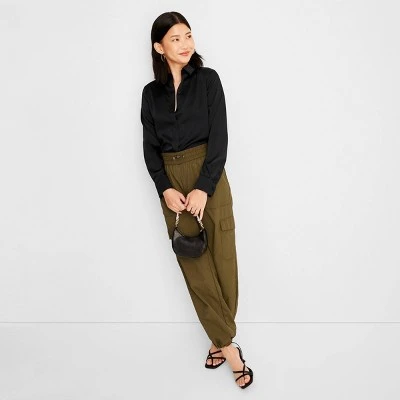 Women's Long Sleeve Button-Front Shirt - A New Day™ 4 Women's Long Sleeve Button-Front Shirt - A New Day™ - Image 2