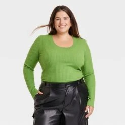 Women's Fine Gauge Scoop Neck Sweater - A New Day™ -women fashion GUEST 59ac6c70 3c7d 4f61 b523 b7459a2faff1