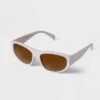 Women's Plastic Angular Wrap Triangle Sunglasses - A New Day™ Ivory 1 Women's Plastic Angular Wrap Triangle Sunglasses - A New Day™ Ivory -women fashion GUEST 5b5368d3 9abb 4d95 9480 9d5ec1d1d516