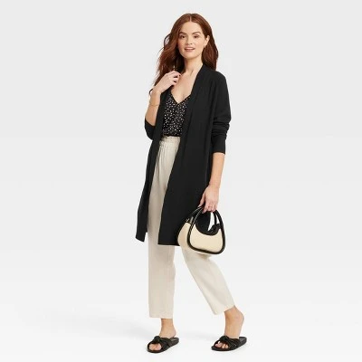 Women's Long Layering Duster Cardigan - A New Day™ 4 Women's Long Layering Duster Cardigan - A New Day™ - Image 2