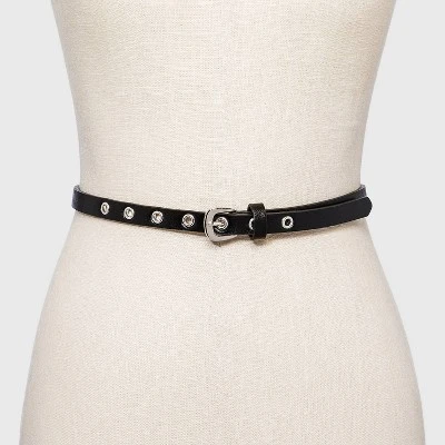 Women's Harness Belt With Metal Grommet - A New Day™ Cognac 3 Women's Harness Belt With Metal Grommet - A New Day™ Cognac