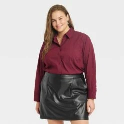 Women's Long Sleeve Relaxed Fit Button-Down Boyfriend Shirt - A New Day™ 10 Women's Long Sleeve Relaxed Fit Button-Down Boyfriend Shirt - A New Day™ -women fashion GUEST 5efaea0b 3457 45a2 85f8 e2ef4a5a93b1