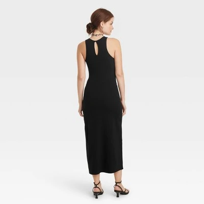 Women's Sleeveless Ponte Racerback Midi Dress - A New Day™ 3 Women's Sleeveless Ponte Racerback Midi Dress - A New Day™
