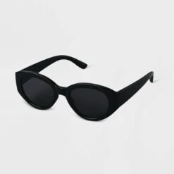 Women's Plastic Oval Sunglasses - A New Day™