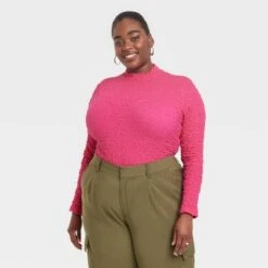 Women's Long Sleeve Slim Fit Mock Turtleneck T-Shirt - A New Day™ 16 Women's Long Sleeve Slim Fit Mock Turtleneck T-Shirt - A New Day™ -women fashion GUEST 7984d6de 1968 4df4 8fd9 964acd51ca78