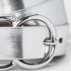 Women's Metallic Double Buckle Belt - A New Day™ Silver 6 Women's Metallic Double Buckle Belt - A New Day™ Silver -women fashion GUEST 7a94f7fc 5f3d 4b11 b942 276b7da6a985