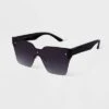 Women's Plastic Square Shield Sunglasses - A New Day™ Black 1 Women's Plastic Square Shield Sunglasses - A New Day™ Black -women fashion GUEST 7d325e38 afff 49f8 a919 55e53f5b291a
