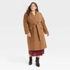 Women's Essential Wool Overcoat Jacket - A New Day™ -women fashion GUEST 7f740cda 7347 45b1 87cb a18aaebb212b
