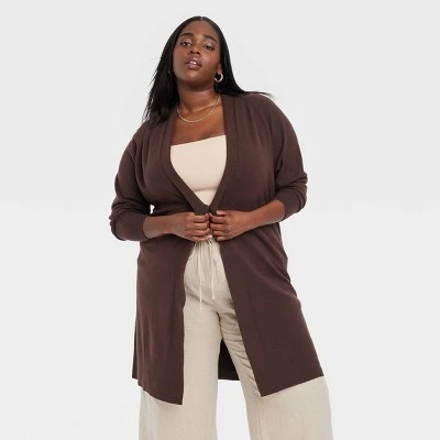 Women's Long Layering Duster Cardigan - A New Day™ 7 Women's Long Layering Duster Cardigan - A New Day™ - Image 5