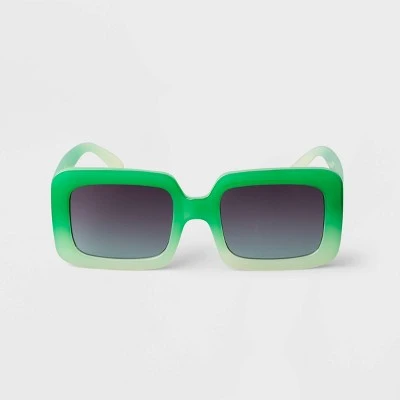 Women's Oversized Plastic Retro Rectangle Sunglasses - A New Day™ 6 Women's Oversized Plastic Retro Rectangle Sunglasses - A New Day™ - Image 4