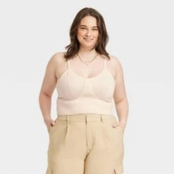 Women's V-Neck Bralette Sweater - A New Day™ -women fashion GUEST 87a8effc 3558 4dbf b3c4 117ca05851f6