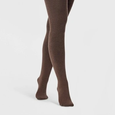 Women's Flat Knit Fleece Lined Tights - A New Day™ 6 Women's Flat Knit Fleece Lined Tights - A New Day™ - Image 4