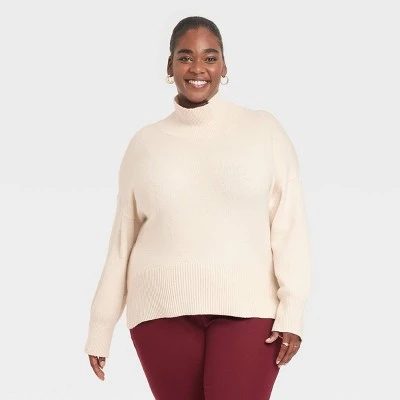 Women's Mock Turtleneck Pullover Sweater - A New Day™ 10 Women's Mock Turtleneck Pullover Sweater - A New Day™ - Image 8