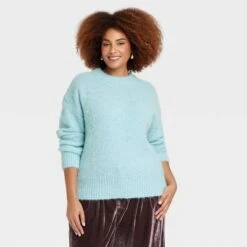 Women's Crewneck Brushed Pullover Sweater - A New Day™ -women fashion GUEST 946647e3 188a 4e41 a4b7 c98b5cbcac51