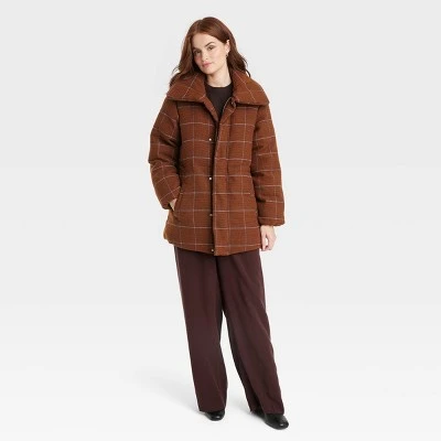 Women's Mid Length Relaxed Puffer Jacket - A New Day™ 4 Women's Mid Length Relaxed Puffer Jacket - A New Day™ - Image 2