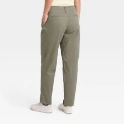 Women's High-Rise Pleat Front Tapered Chino Pants - A New Day™