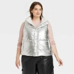 Women's Fur Lined Puffer Vest - A New Day™ 11 Women's Fur Lined Puffer Vest - A New Day™ -women fashion GUEST 9d46d81a 89bd 4a1c abbf ba888d60c974