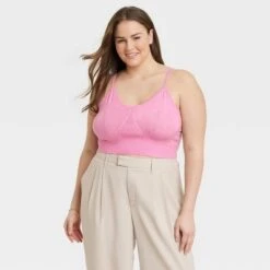 Women's V-Neck Bralette Sweater - A New Day™ -women fashion GUEST 9fedd3a3 11a0 435c a8b0 159d4ffd8c99