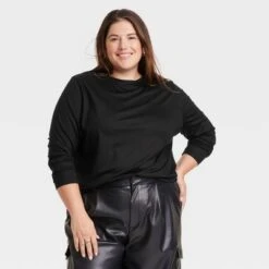 Women's Long Sleeve T-Shirt - A New Day™ 12 Women's Long Sleeve T-Shirt - A New Day™ -women fashion GUEST ada1eba7 f2f7 4421 8e58 ec296abb3241