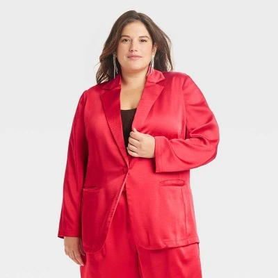Women's Satin Blazer - A New Day™ 6 Women's Satin Blazer - A New Day™ - Image 4