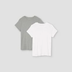 Women's Short Sleeve Ribbed 2pk Bundle T-Shirt - A New Day™ 14 Women's Short Sleeve Ribbed 2pk Bundle T-Shirt - A New Day™ -women fashion GUEST be5ce9c4 8378 442c a6d0 50cd63a9606b