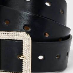 Women's Square Buckle Belt - A New Day™ Black -women fashion GUEST c1ad5196 166d 400e b3a1 db34c357644f
