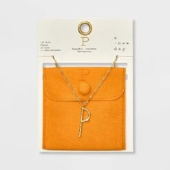 Gold Dipped Scattered Cubic Zirconia Initial Pendant Necklace - A New Day™ Gold 40 Gold Dipped Scattered Cubic Zirconia Initial Pendant Necklace - A New Day™ Gold -women fashion GUEST c1d99bcd 851e 4d66 880c df39a365452a